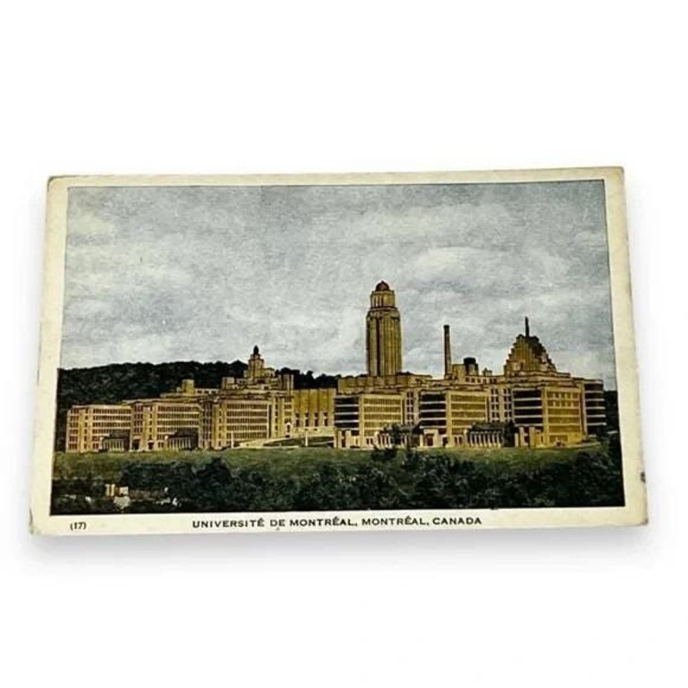 Postcard Universite de Montreal Montreal Quebec Canada White Border Card C214